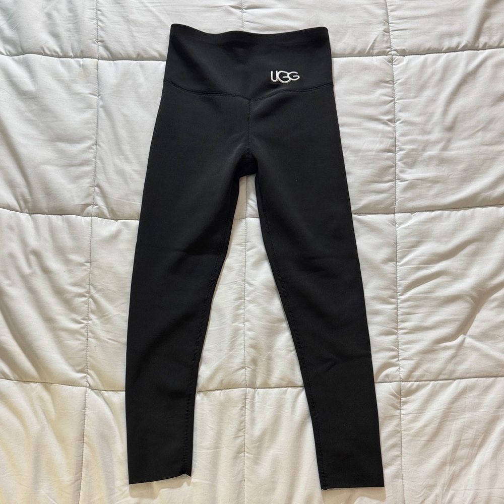 Kids UGG fleece lined Black Leggings